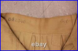 Men's VTG WWII British Army Khaki Cotton Ghurka Shorts Sz 7 WW2