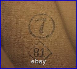 Men's VTG WWII British Army Khaki Cotton Ghurka Shorts Sz 7 WW2