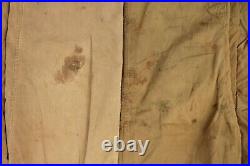 Men's VTG WWII Lot of 6 US Army Tanker Pants Kersey Wool Lined Sz 30-33 WW2 40s