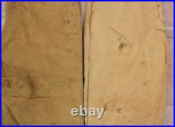 Men's VTG WWII Lot of 6 US Army Tanker Pants Kersey Wool Lined Sz 30-33 WW2 40s