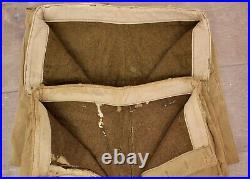 Men's VTG WWII Lot of 6 US Army Tanker Pants Kersey Wool Lined Sz 30-33 WW2 40s