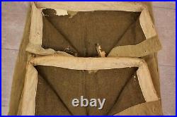 Men's VTG WWII Lot of 6 US Army Tanker Pants Kersey Wool Lined Sz 30-33 WW2 40s