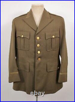 Men's Vtg Pre WWII 1930s US Army Olive Green Wool'36 Uniform Jacket Sz M 1930s