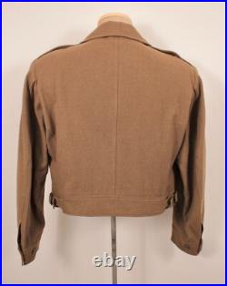 Men's Vtg WWII 63rd Infantry US 5th Army Ike 3 PC Wool Uniform Sz 38 R WW2 40s