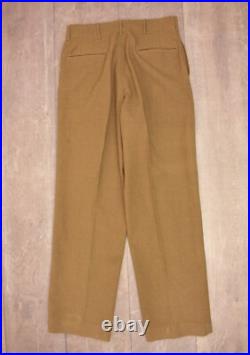 Men's Vtg WWII 63rd Infantry US 5th Army Ike 3 PC Wool Uniform Sz 38 R WW2 40s