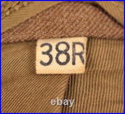 Men's Vtg WWII 63rd Infantry US 5th Army Ike 3 PC Wool Uniform Sz 38 R WW2 40s