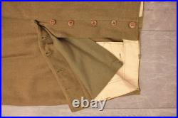 Men's Vtg WWII 63rd Infantry US 5th Army Ike 3 PC Wool Uniform Sz 38 R WW2 40s