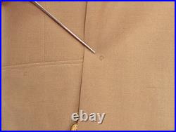 Men's Vtg WWII US Army Khaki Wool Officer's Summer Uniform Jacket Sz M WW2 40s