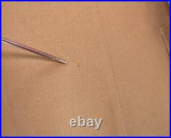 Men's Vtg WWII US Army Khaki Wool Officer's Summer Uniform Jacket Sz M WW2 40s