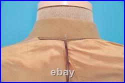 Men's Vtg WWII US Army Khaki Wool Officer's Summer Uniform Jacket Sz M WW2 40s