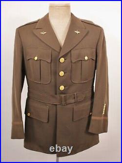 Men's WWII 1940s US Army 6th Air Force Officer's Tunic Uniform Jacket Sz S WW2