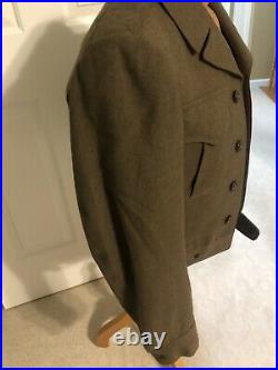 Mint Unissued Original WW2 US Army Officers Ike Jacket Dated April 1945