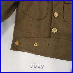 Mint WW2 us army ike uniform jacket 12th Air Corps, taylor made cut down. 1944