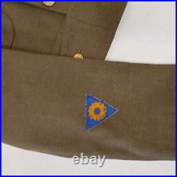 Mint WW2 us army ike uniform jacket 12th Air Corps, taylor made cut down. 1944