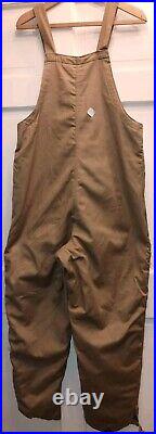 NOS 1942 WWII US Army Tanker Overalls King Kard Sz SM Wool Lined 13 Star Buttons