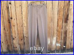 NOS 1945 vtg WWII WOOL GABARDINE US ARMY OFFICERS TROUSERS PINK PANTS 33R X 36