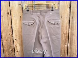 NOS 1945 vtg WWII WOOL GABARDINE US ARMY OFFICERS TROUSERS PINK PANTS 33R X 36