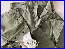 NOS Vintage 1940s WWII WW2 USMC, US ARMY, USN, HBT Pants