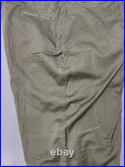 NOS WWII Cotton Field Trousers Size 46x32 HBT OD Green Cutter Tag Pants US Army