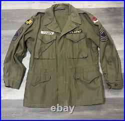 Named WW2 17th Airborne 2nd Army Veterans M-1943 Field Jacket