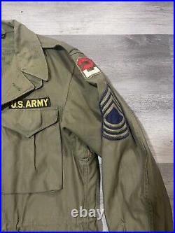 Named WW2 17th Airborne 2nd Army Veterans M-1943 Field Jacket