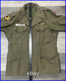 Named WW2 17th Airborne 2nd Army Veterans M-1943 Field Jacket