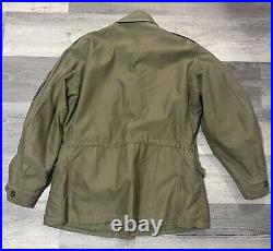 Named WW2 17th Airborne 2nd Army Veterans M-1943 Field Jacket