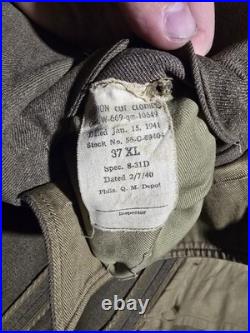 Named WWII Army Air Corps uniform Named WWII Army Air Corps uniform