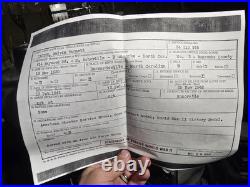 Named WWII Army Air Corps uniform