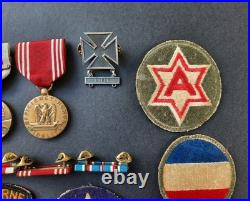 Named WWII Lot US Army Airborne Infantry Medals Paratrooper Patches Engraved GCM