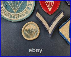 Named WWII Lot US Army Airborne Infantry Medals Paratrooper Patches Engraved GCM Named WWII Lot US Army Airborne Infantry Medals Paratrooper Patches Engraved GCM