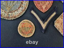 Named WWII Lot US Army Airborne Infantry Medals Paratrooper Patches Engraved GCM Named WWII Lot US Army Airborne Infantry Medals Paratrooper Patches Engraved GCM