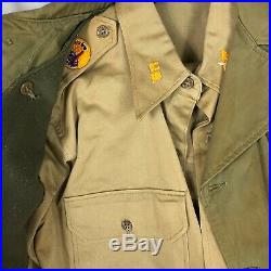 Named Wwii Army Air Corp Service Pilot Uniform & M41 Flight Jacket