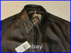 Nwt Cockpit USA A-2 Leather Pilot's Jacket! Brown! Wwii Army-air Force Aviator L