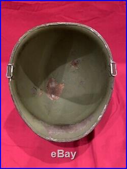 ORIGINAL Early WWII Front Seam McCord M1 Helmet US Army Swivel Bale Steel Pot