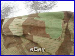 ORIGINAL GENUINE WW2 GERMAN army heer TAILOR MADE SPLINTER TARN CAMO TROUSERS