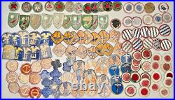 ORIGINAL LARGE GROUP LOT OF 127 WWII US Army Military Patches #10