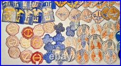 ORIGINAL LARGE GROUP LOT OF 127 WWII US Army Military Patches #10