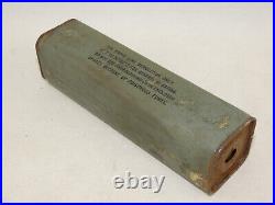 ORIGINAL US ARMY WWII WW2 Empty Block Box