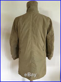 ORIGINAL VINTAGE 1940's WW2 US ARMY MACKINAW JEEP JACKET COAT MEN'S SIZE MEDIUM