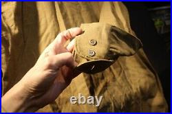 ORIGINAL/WW2 U. S. ARMY WOOL SHIRT WITH GAS FLAP BRAND/NEW size151/2X33-A-OK