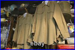 ORIGINAL/WW2 U. S. ARMY WOOL SHIRT WITH GAS FLAP BRAND/NEW size151/2X33-A-OK