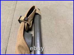 ORIGINAL WWI WWII US ARMY M1910 PICK AXE MATTOCK & CARRIER- US stamped