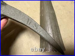 ORIGINAL WWI WWII US ARMY M1910 PICK AXE MATTOCK & CARRIER- US stamped