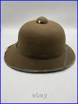 ORIGINAL WWII GERMAN ARMY DAK AFRIKA KORPS PITH HELMET Second Model