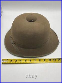 ORIGINAL WWII GERMAN ARMY DAK AFRIKA KORPS PITH HELMET Second Model