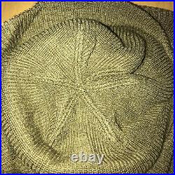 ORIGINAL WWII M1941 RADAR JEEP US ARMY WOOL KNIT HAT small NICE SHAPE