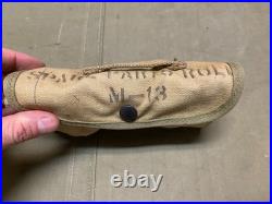 ORIGINAL WWII US ARMY INFANTRY M13 BROWNING TOOL CARRY POUCH With SOME CONTENTS