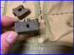 ORIGINAL WWII US ARMY INFANTRY M13 BROWNING TOOL CARRY POUCH With SOME CONTENTS