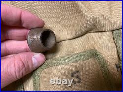 ORIGINAL WWII US ARMY INFANTRY M13 BROWNING TOOL CARRY POUCH With SOME CONTENTS